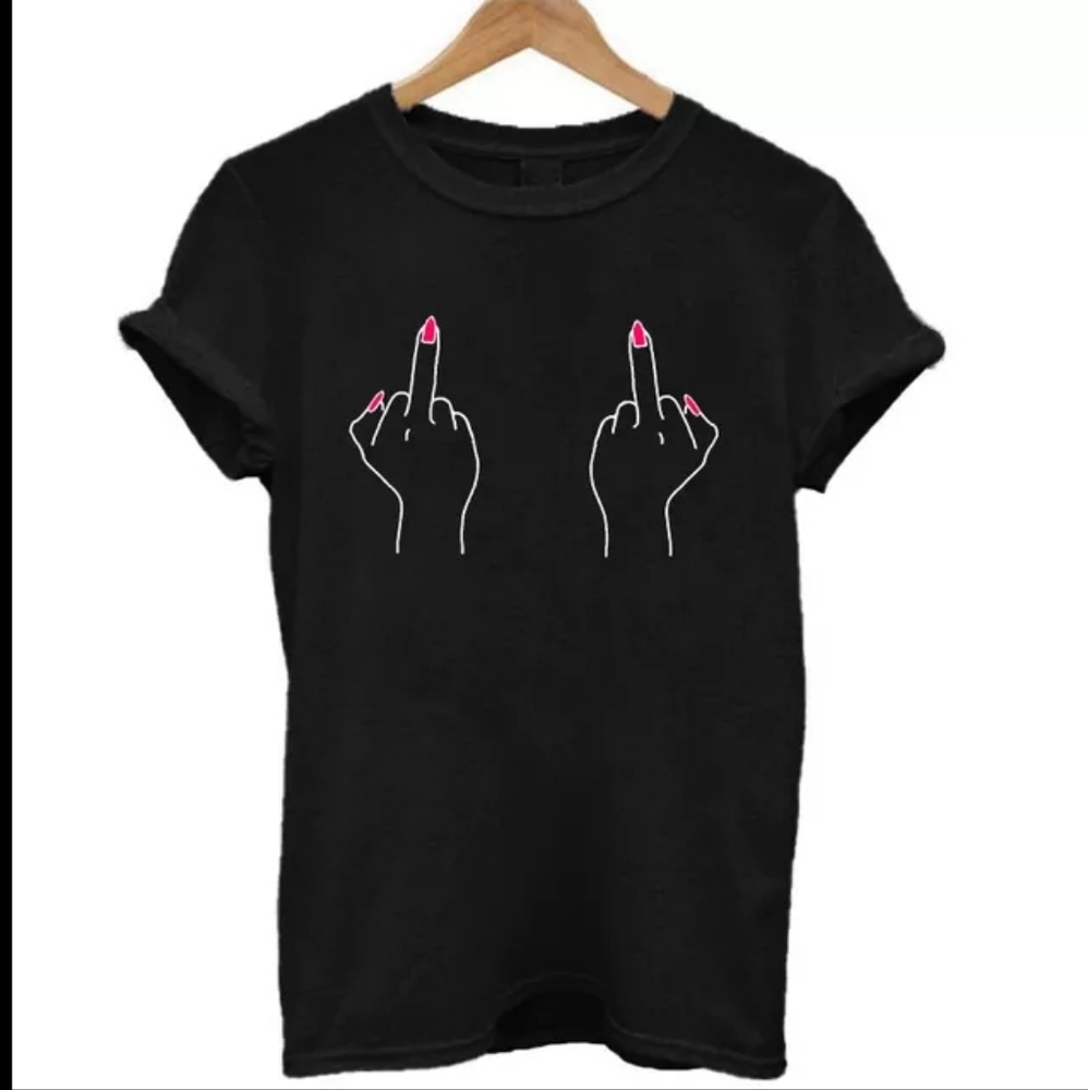 Nwot Flippin The Manicured Bird Tee Nwot